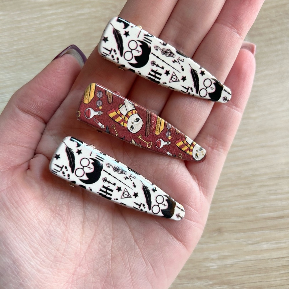 Set of 2 Harry Potter bookmarks - metal